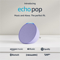 Amazon Echo Pop Işıklı Mor Bluetooth Hoparlör