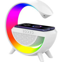Concord BT-2301 15 W Radyolu Işıklı Beyaz Bluetooth Hoparlör