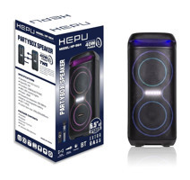 Hepu HP-964 40 W Işıklı Siyah Bluetooth Hoparlör