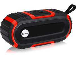 New Rixing NR-5016 5 W Kırmızı Bluetooth Hoparlör