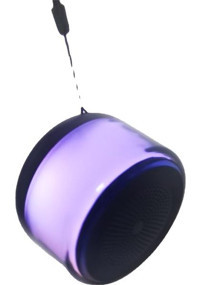 Airenk Mini 5 W Işıklı Mor Bluetooth Hoparlör