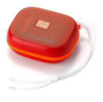 T&G TG394 5 W Işıklı Kırmızı Bluetooth Hoparlör