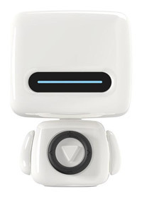 Chunkyated Mini 2 W Işıklı Beyaz Bluetooth Hoparlör