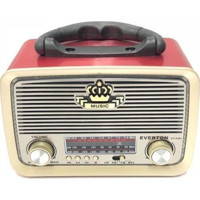 Everton RT-301 5 W Radyolu Işıklı Kırmızı Bluetooth Hoparlör
