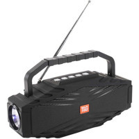 T&G TG804 10 W Radyolu Işıklı Siyah Bluetooth Hoparlör