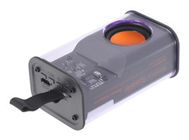 Osaladi Mini Işıklı Gri Bluetooth Hoparlör