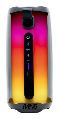 Newface Pluse 5 5 W Işıklı Gri Bluetooth Hoparlör