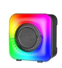 Gaman 8 W Radyolu Işıklı Siyah Bluetooth Hoparlör