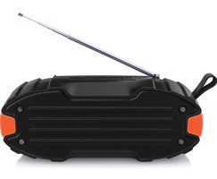 New Rixing NR-907FM 5 W Turuncu Bluetooth Hoparlör