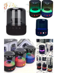 Qasul Yeni Nesil 5 W Işıklı Kırmızı Bluetooth Hoparlör