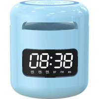 Gorgeous Dijital Saat 5 W Işıklı Mavi Bluetooth Hoparlör
