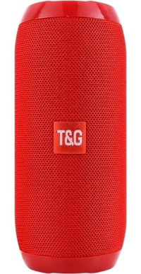T&G TG642 10 W Radyolu Işıklı Kırmızı Bluetooth Hoparlör
