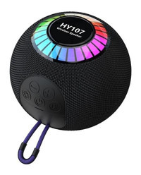 Chunkyated HY107 5 W Işıklı Siyah Bluetooth Hoparlör