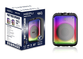 Hepu HP-961 100 W Işıklı Siyah Bluetooth Hoparlör