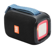 T&G TG339 5 W Radyolu Işıklı Siyah Bluetooth Hoparlör