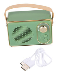 Jojofuny Retro 3 W Yeşil Bluetooth Hoparlör