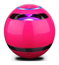 Jms Mini 5 W Işıklı Pembe Bluetooth Hoparlör