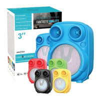 Torima GTS-1817 5 W Işıklı Mavi Bluetooth Hoparlör