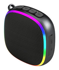 Rordigo Mini 3 W Işıklı Siyah Bluetooth Hoparlör