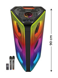 Sunix BTS-290 80 W Radyolu Işıklı Siyah Bluetooth Hoparlör