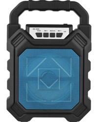 Turgut Ticaret SK-668 5 W Işıklı Mavi Bluetooth Hoparlör