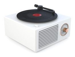 Shinee Eski Vinil Plak 3 W Beyaz Bluetooth Hoparlör