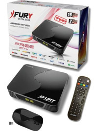 Fury Ultra 2160 16 GB Kapasiteli Wifi 4K Android TV Box