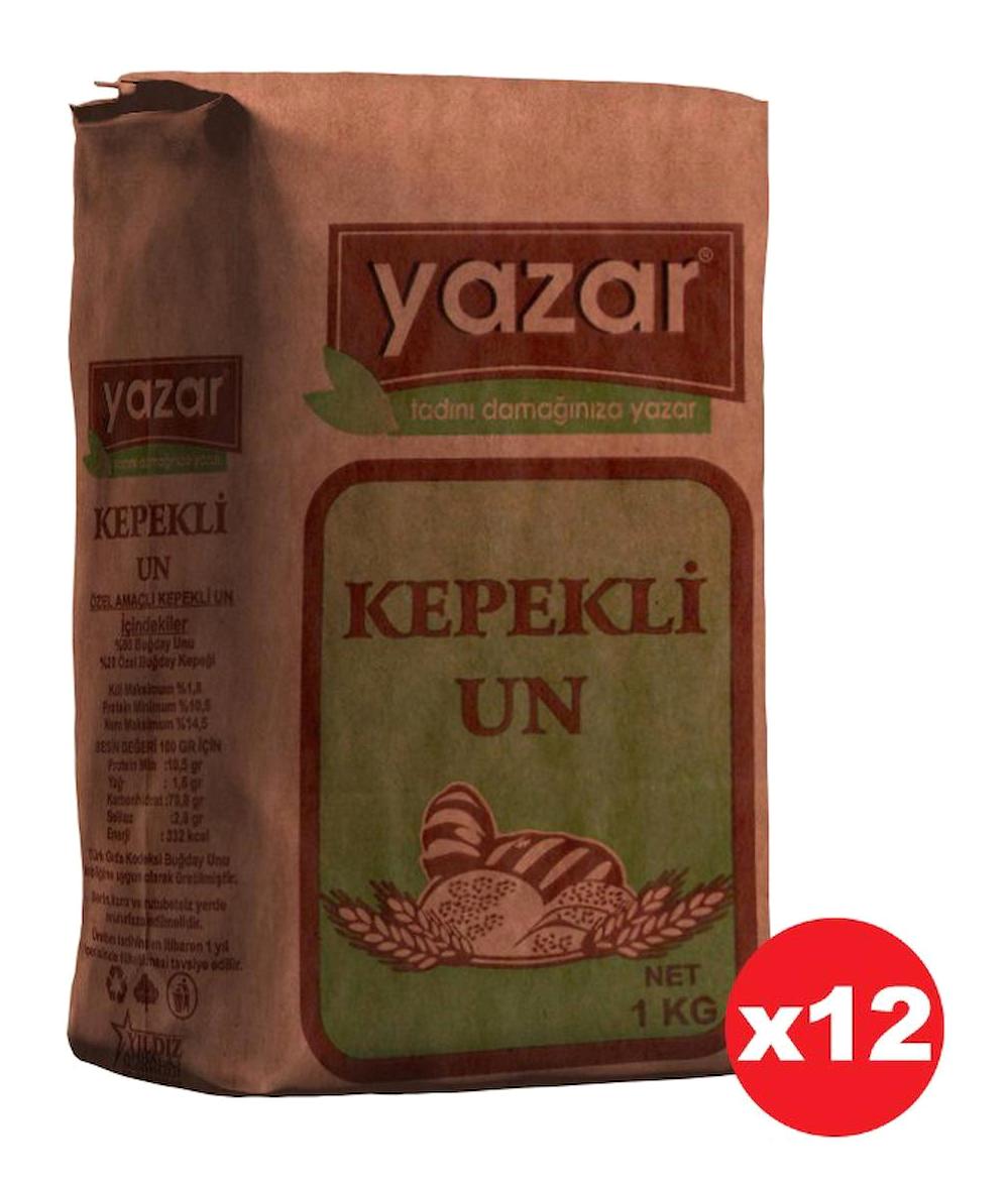 Yazar Kepekli Un 12x1 kg
