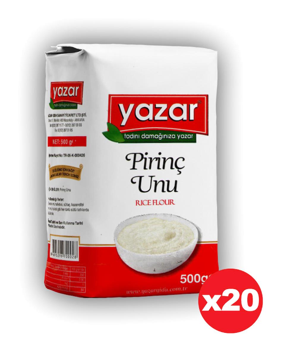 Yazar Pirinç Unu 20x500 gr