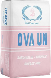 Ova Baklavalık Yufkalık Buğday Unu 25 kg