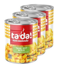 Tada Konserve Mısır 3x400 gr