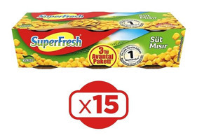 Superfresh Konserve Mısır 45x200 gr