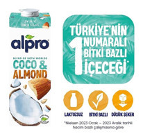 Alpro Laktozsuz Badem & Hindistan Cevizi Sütü 1 lt