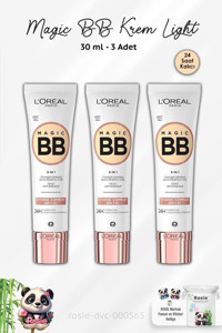 L'oréal Paris Yağlı Ciltler İçin Suya Dayanıklı Su Bazlı Sivilce Yapmayan Işıltılı BB Krem Light