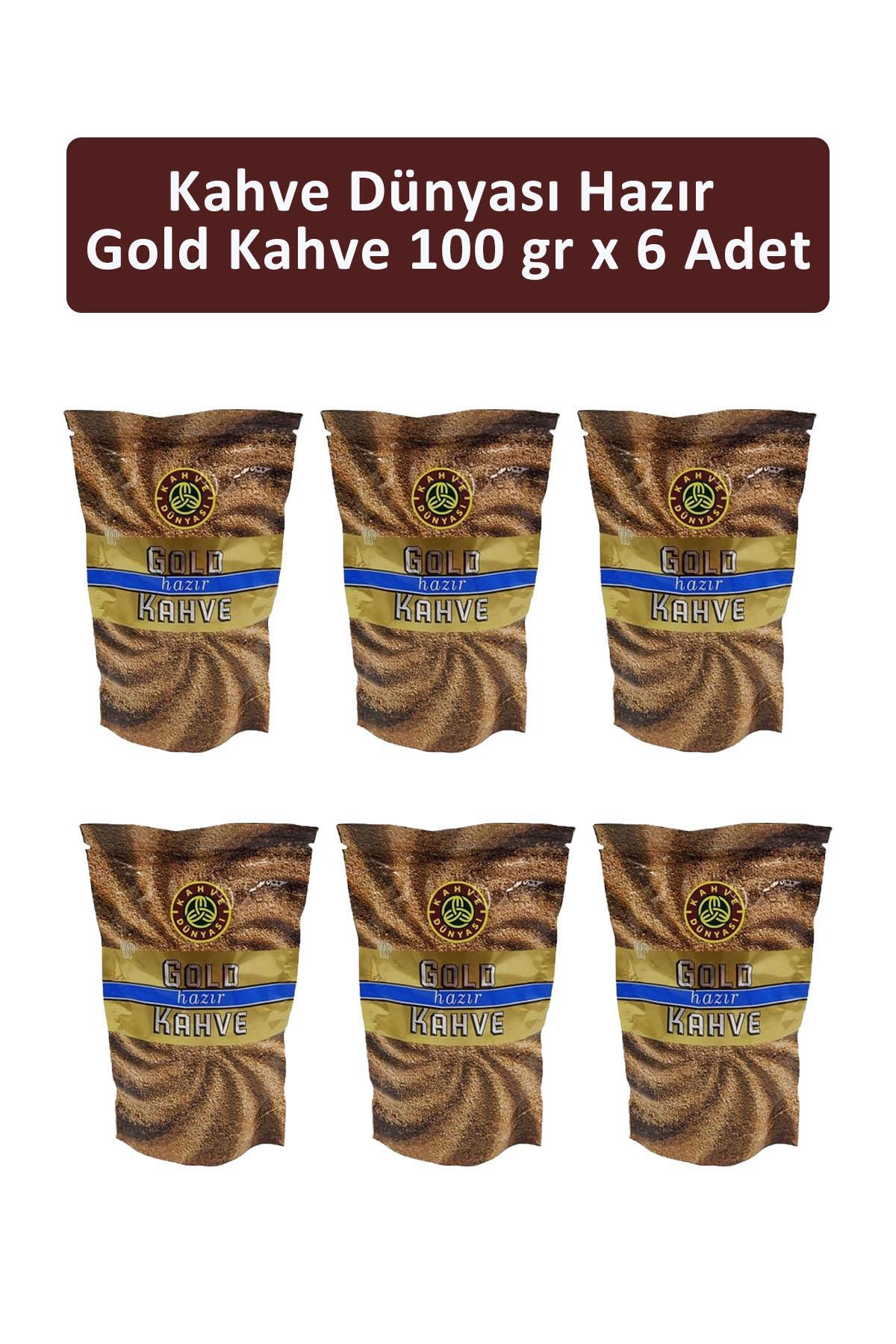 Kahve Dünyası Gold Klasik Sade 100 gr 6'lı Hazır Kahve