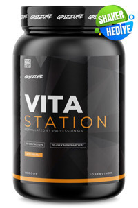 Grızzone Vita Station 10 Servis Kilo Aldırıcı Gainer 1000 gr Toz