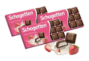 Schogetten Çilekli-Yoğurtlu Sütlü Çikolata 100 gr 3'lü