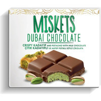 Miskets Dubai Antep Fıstığı-Kadayıf Sütlü Çikolata 100 gr 4'lü
