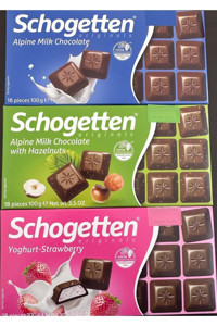 Schogetten Originals Fındıklı Sütlü Çikolata 100 gr 3'lü