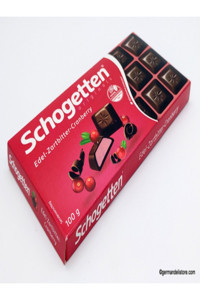 Schogetten Edel-Zarbitter-Cranberry Bitter Çikolata 100 gr