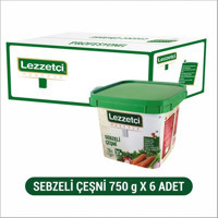 Lezzetçi Organik Vegan Sebzeli Çeşni 6x750 gr