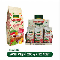 Lezzetçi Organik Vegan Acılı Çeşni 12x200 gr