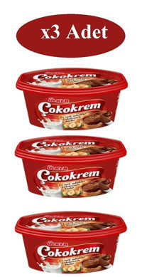 Ülker Çokokrem Kakaolu Fındık Kreması 3x400 gr
