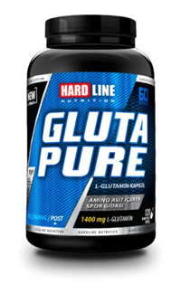 Hardline Nutrition Glutapure Kompleks Glutamin BCAA 120 Adet Kapsül