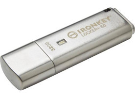 Kingston Ironkey Locker Şifreli USB 3.1 Type A 32 GB Flash Bellek Gümüş
