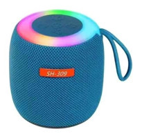 Concord SH-309 3 W Işıklı Taşınabilir Mavi Bluetooth Hoparlör