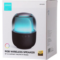 Joyroom Işıklı Taşınabilir Siyah Bluetooth Hoparlör