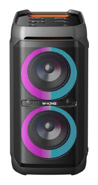 W-King T11 220 W Işıklı Taşınabilir Siyah Bluetooth Hoparlör