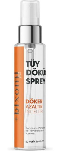 Bixomi Plus Tüm Ciltler İçin Tüm Vücut Unisex Tüy Dökücü Sprey 50 ml