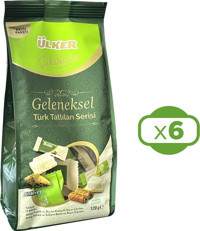 Ülker Geleneksel Türk Tatlıları Antep Fıstıklı Beyaz Çikolata 720 gr 6'lı